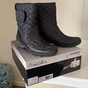 Black Aquatalia Waterproof Winter Boots.